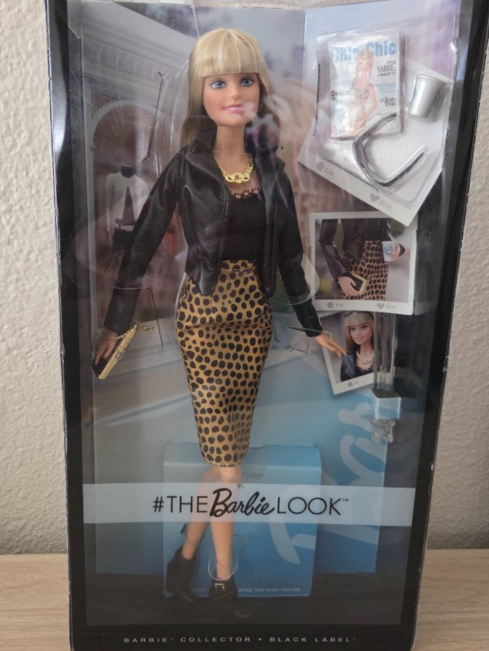 The Barbie Look (Blonde with Animal Print skirt)